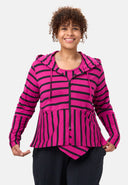 'Sienna' jacket - viscose-stretch, mixed stripes