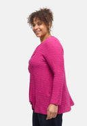 'Marella' tunic – cotton blend, asymmetric hem
