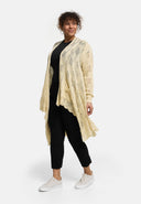 'Cotture' Long Cardigan – feminine, light & playful