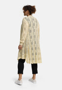'Cotture' Long Cardigan – feminine, light & playful