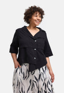 'Liva' blouse-jacket – clean, modern & effortlessly elegant
