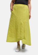 'Verde' skirt – asymmetrical, comfortable & summery elegant